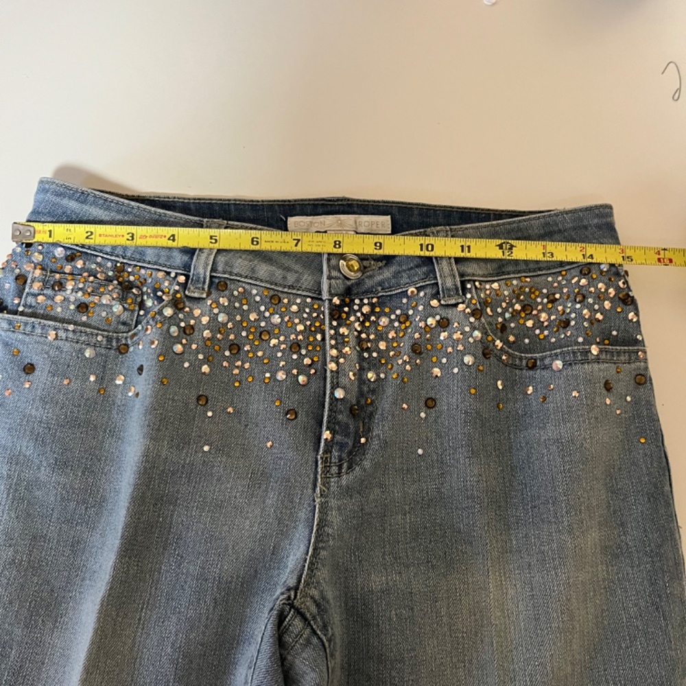 Boston Proper size 6 embellished jeans - Picture 11 of 12